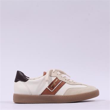 Paul Green Gumsole T Toe Trainer - Biscuit Cream